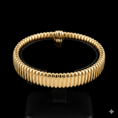 Parallel Golden Bangle