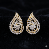 Floral Swirl Stud