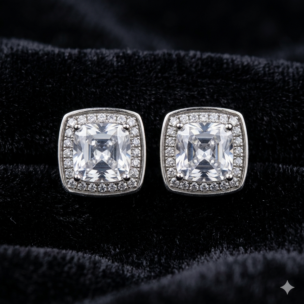 Orchid Glamour Studs