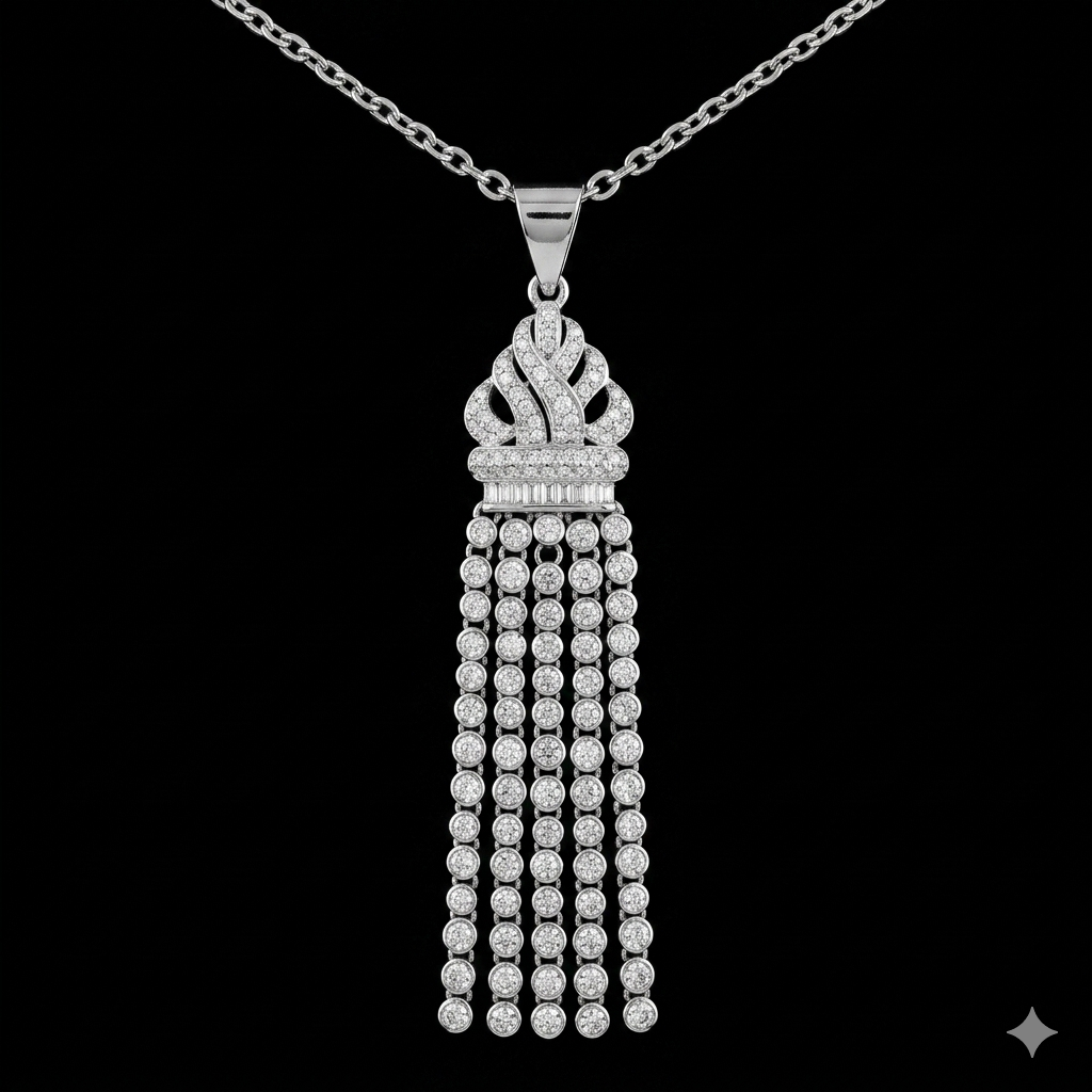 Luxe Linear Crystal Drop