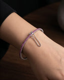 Pink Zircon Bangle