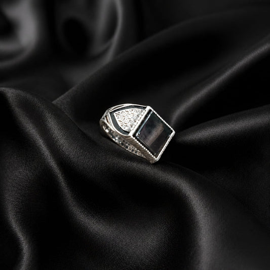Classic Black Square Ring