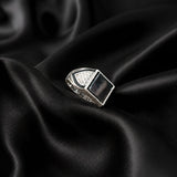 Classic Black Square Ring