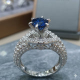 Royal Blue Solitaire Ring