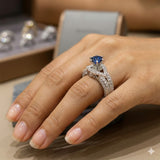 Royal Blue Solitaire Ring