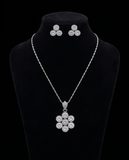 Icy Geometric Flower Trio