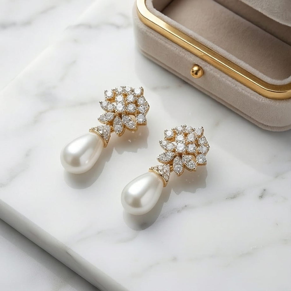 Floral Pearl Drop