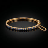 Blue Stone Single Line Bangle
