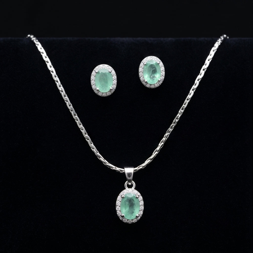 Emerald Cut Pastel Halo Trio