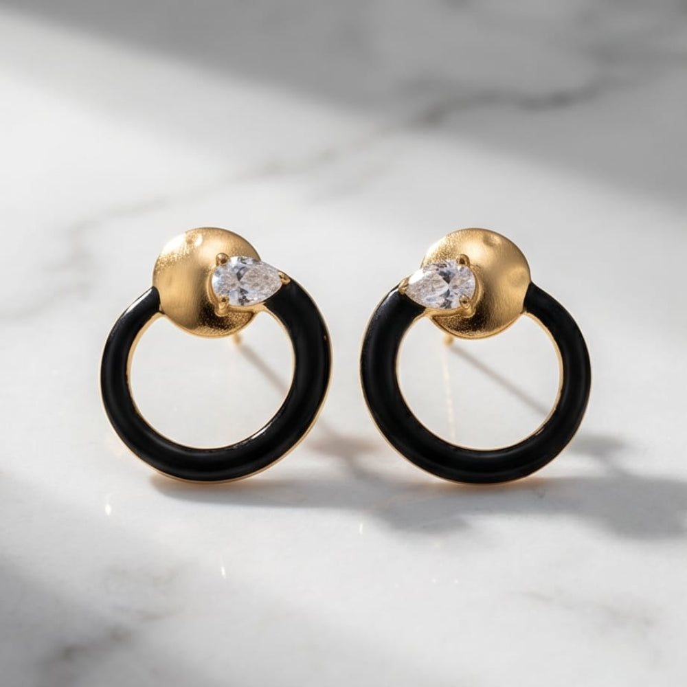 Midnight Halo Earrings