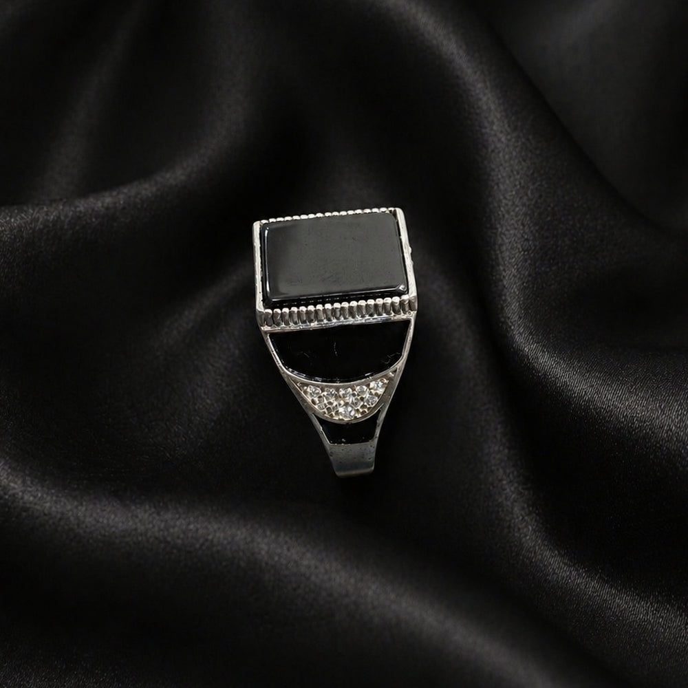 Black Onyx Signet Ring