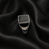 Black Onyx Signet Ring
