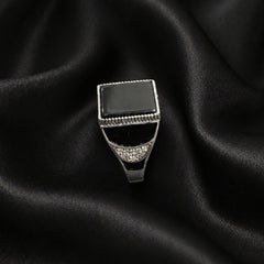 Black Onyx Signet Ring