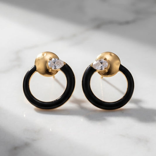 Midnight Halo Earrings