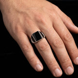 Black Onyx Signet Ring