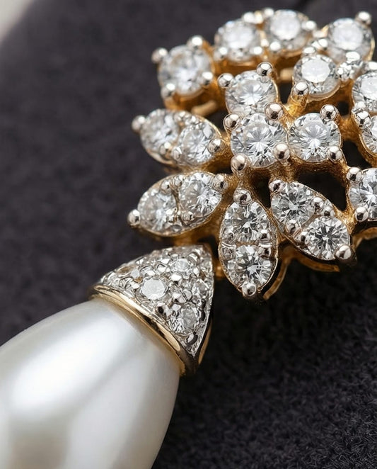 Floral Pearl Drop