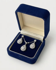 Teardrop Halo Pendant