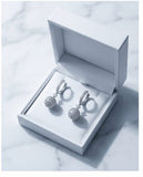 Pave-Set Ball Drop earrings