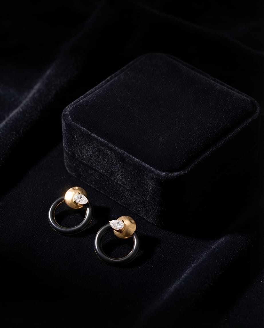 Midnight Halo Earrings