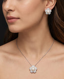 Blossom Pearl & Zircon Jewelry Set
