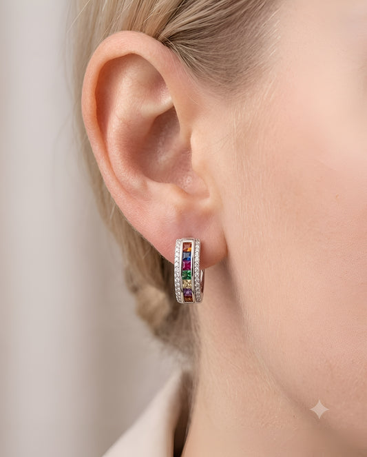 Chroma Luxe Hoop Earrings