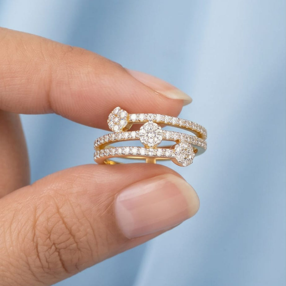 Lumina Triple Layer Ring