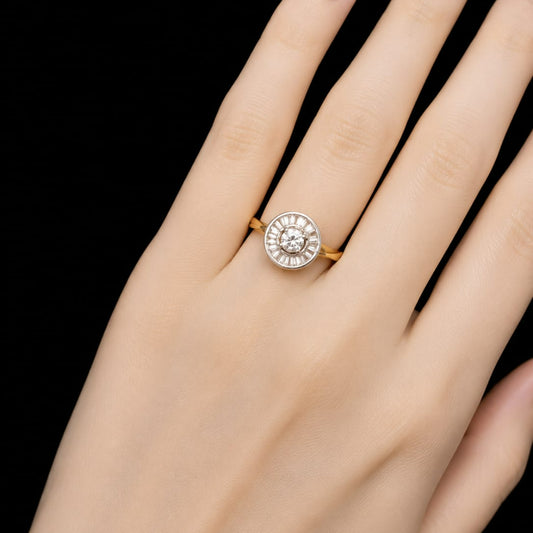 Midnight Sunbeam Ring
