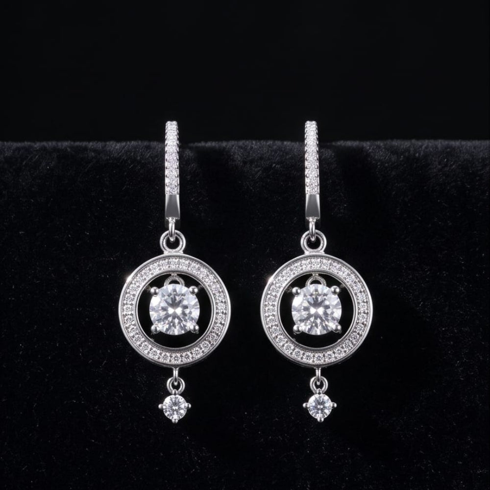Halo Harmony Drop Earrings