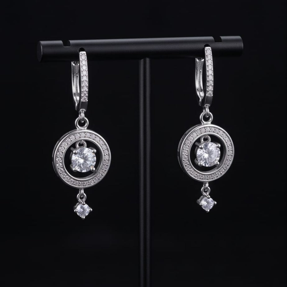 Halo Harmony Drop Earrings