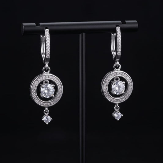 Halo Harmony Drop Earrings