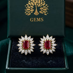 Anya Flower Studs
