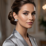 The Silver Lotus Studs