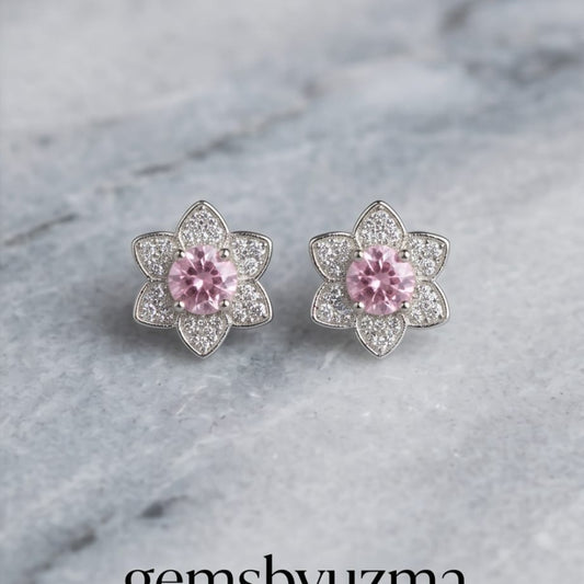 Pink Bloom Stud