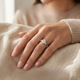 Rainbow Spectrum Solitaire Eternity Ring