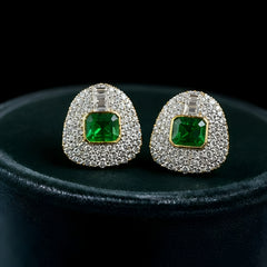 Emerald Shield Studs