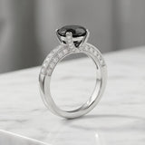 Noir Rose Cathedral Ring