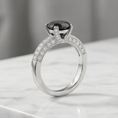 Noir Rose Cathedral Ring
