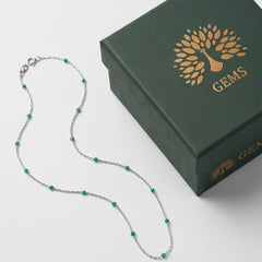 Green Beads Chain