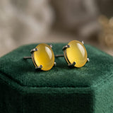 Aura Oval Studs