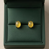 Aura Oval Studs