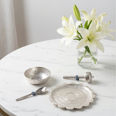 Luxe Sterling-Finish Keepsake Set