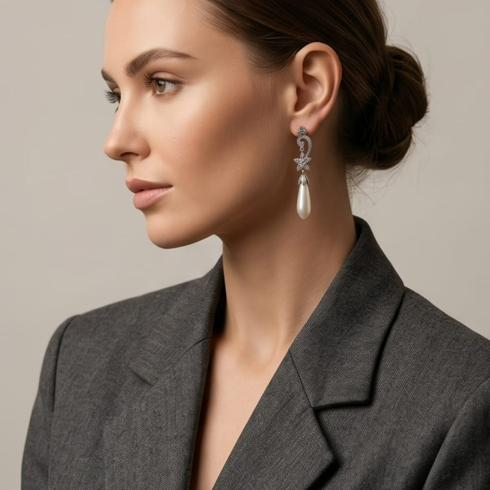 The Crowning Glory Drop Earrings
