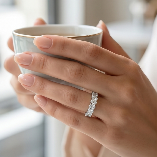 Oval Eternity Ring