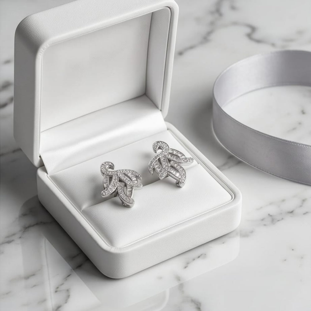 The Silver Crest Studs