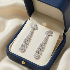 The Floral Grace Dangling Earrings