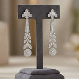 The Floral Grace Dangling Earrings