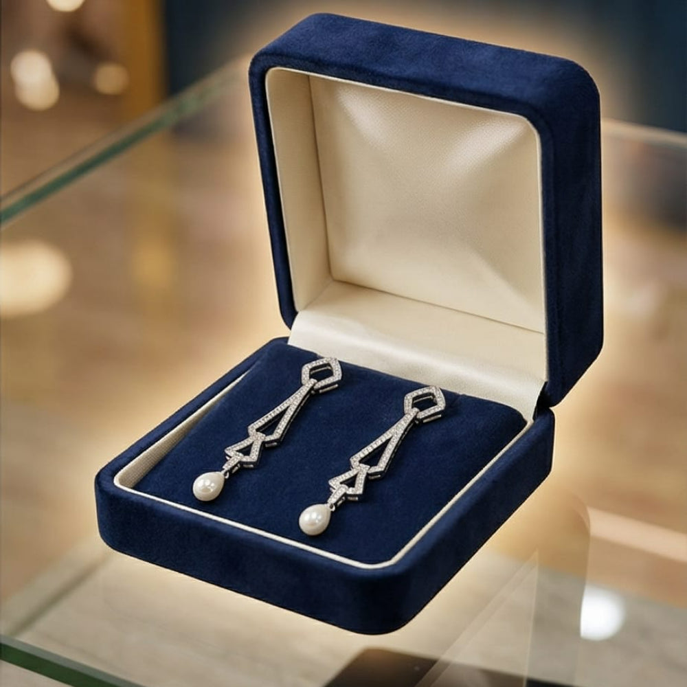 The Trilogy Drop Earrings