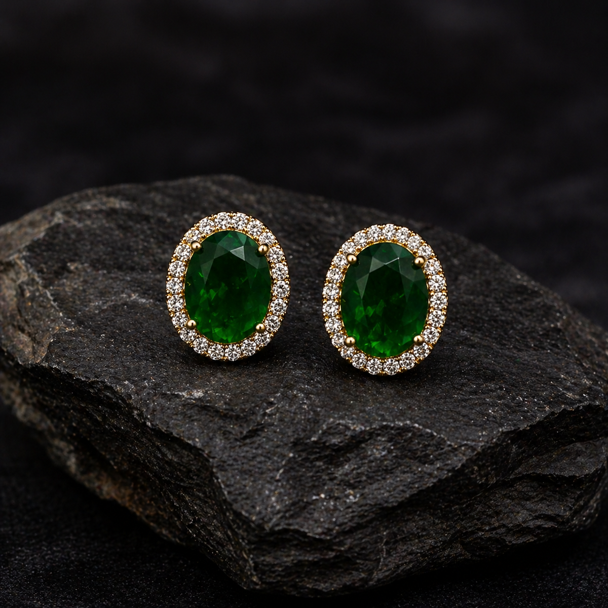 Royal Green Halo Tops