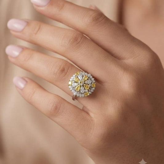 Zirconia Cocktail Ring
