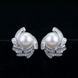 Aura Pearl Swirl Studs